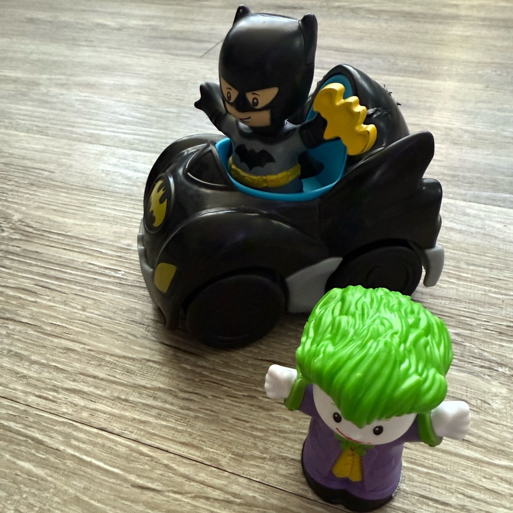 2/$20 Little People Batman, Batmobile & Joker - Picture 3 of 6